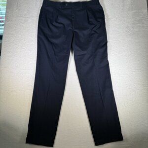 Lauren Ralph Lauren Men’s Dress Pants 38x34 Black Polyester Blend EUC